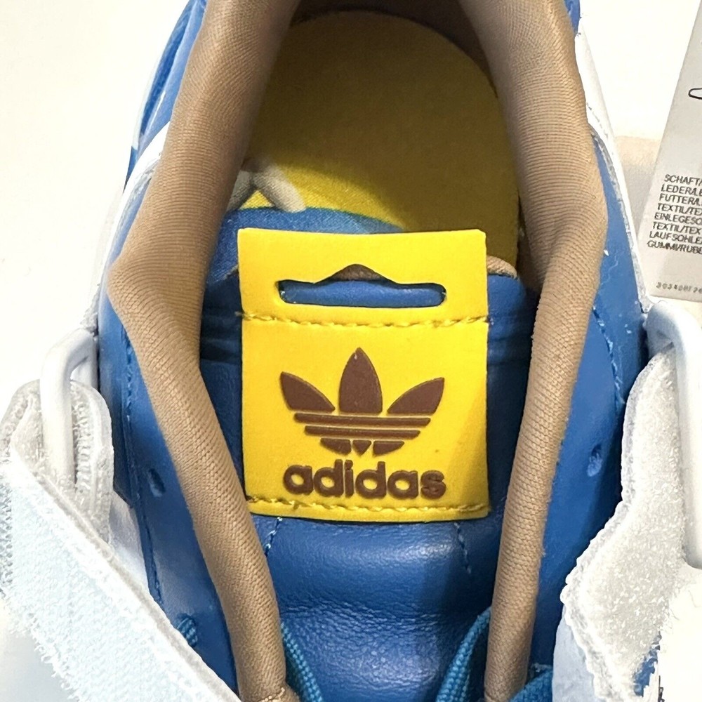 Adidas M&M's Brand Forum Low 84 Shoes Mens Size 9.5 Blue White EQT Yellow GZ1936 - Picture 7 of 11